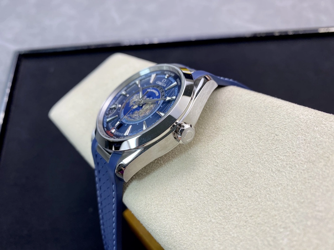 ModernLook CBD Factory Omega Seamaster Aqua Terra Worldtimer 43mm Blue Dial (220.12.43.22.03.001) 1:1 Super Clone – DD8938 Movement 239